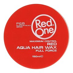 Stipras fiksācijas matu vasks Red One Aqua 150 ml, Red cena un informācija | Matu veidošanas līdzekļi | 220.lv