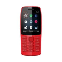 Nokia 210, Dual Sim, Sarkans цена и информация | Мобильные телефоны | 220.lv