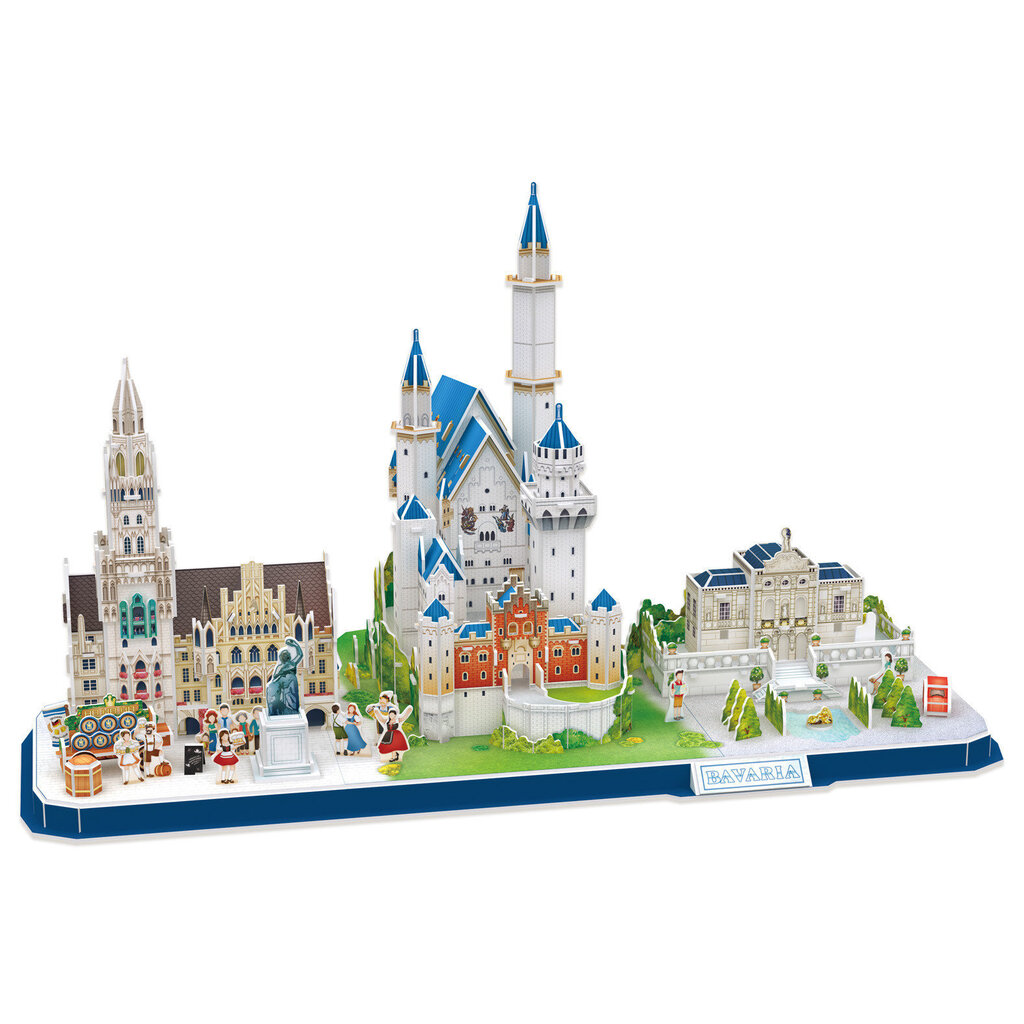 3D puzle CubicFun Bavaria, 178 d. cena un informācija | Puzles, 3D puzles | 220.lv