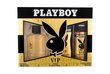 Komplekts Playboy VIP vīriešiem: tualetes ūdens EDT 100 ml + dušas želeja 250 ml + izsmidzināms dezodorants 150 ml cena un informācija | Vīriešu smaržas | 220.lv