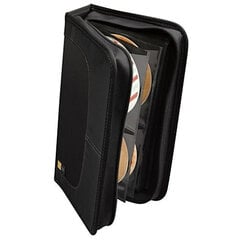 Case Logic CDW-64 CD Wallet 64+8 - BLACK cena un informācija | Cieto disku somas un apvalki | 220.lv