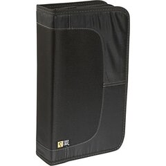 Case Logic CDW-64 CD Wallet 64+8 - BLACK cena un informācija | Cieto disku somas un apvalki | 220.lv