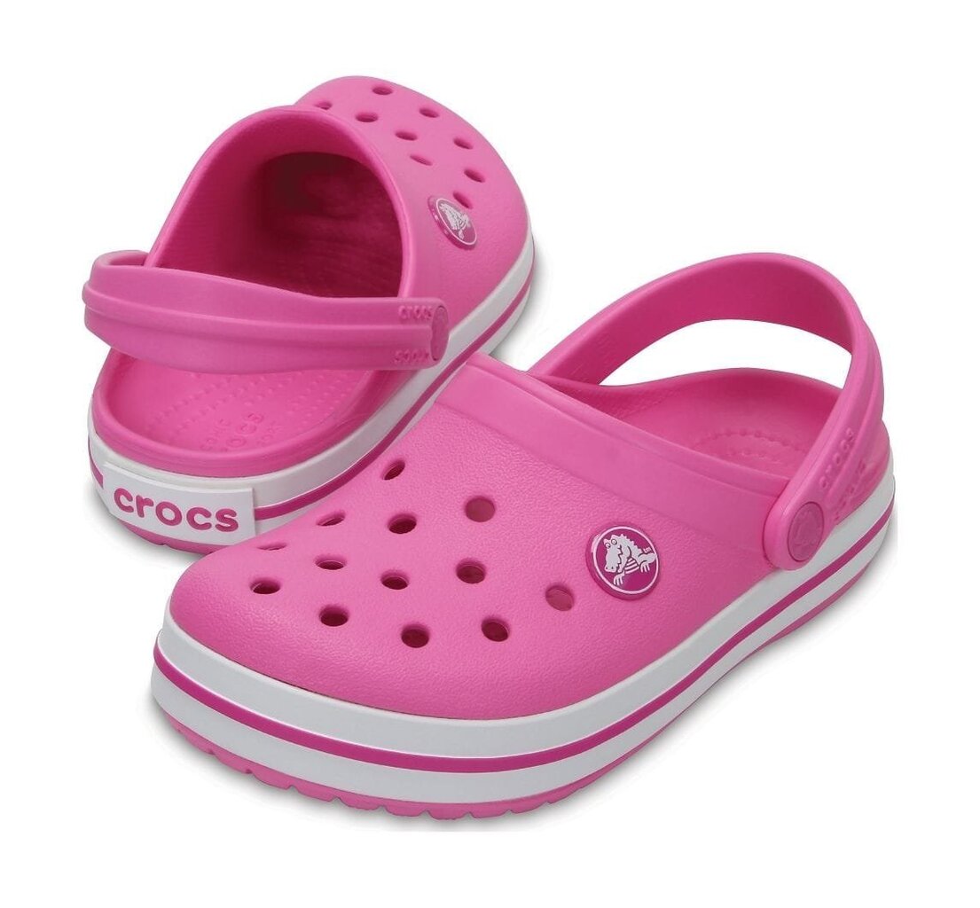 Apavi bērniem Crocs Kids' Crocband Clog, Party Pink cena un informācija | Gumijas klogi bērniem | 220.lv