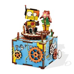 3D koka puzle - mūzikas lādīte "Machinarium" Colorino Hobby цена и информация | Развивающие игрушки | 220.lv