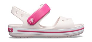 Босоножки Crocs Kids' Crocband Sandal, Balery Pink/Candy Pink цена и информация | Детские сандали | 220.lv