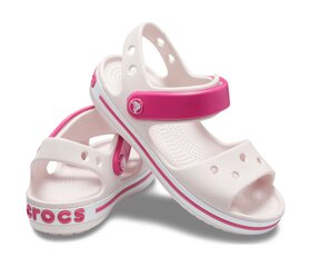 Sandales Crocs Kids' Crocband Sandal, Barely Pink/Candy Pink cena un informācija | Bērnu sandales | 220.lv