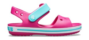 Sandales Crocs Kids' Crocband Sandal, Candy Pink/Pool cena un informācija | Bērnu sandales | 220.lv