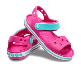 Sandales Crocs Kids' Crocband Sandal, Candy Pink/Pool cena un informācija | Bērnu sandales | 220.lv