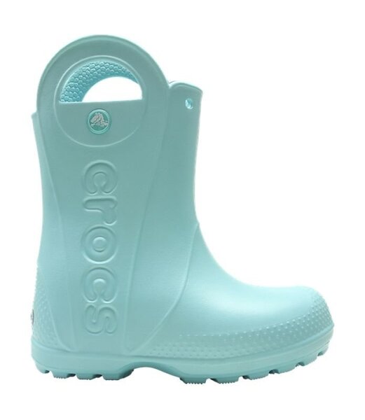 Gumijas zābaki bērniem Crocs Kids' Handle It Rain Boot, Ice Blue cena |  220.lv