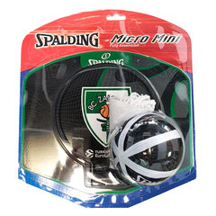 Mini basketbola grozs Spalding Žalgiris, ar bumbu cena un informācija | Spalding Basketbols | 220.lv