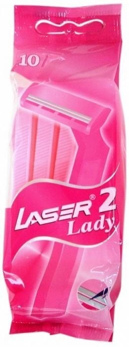 Vienreizlietojami skuvekļi sievietēm Laser Twin II 10 gab cena un informācija | Skūšanās piederumi, kosmētika | 220.lv