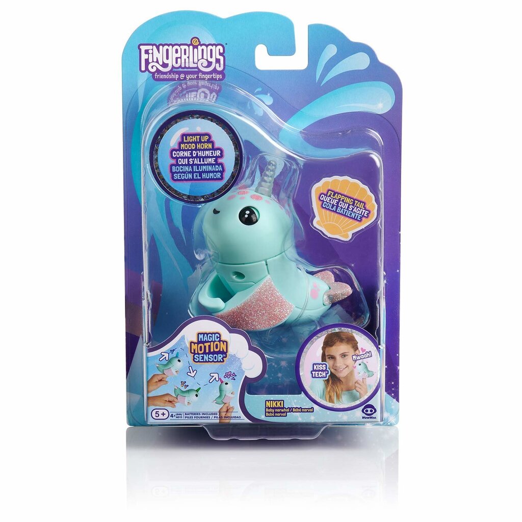Interaktīva rotaļlieta Valis Fingerlings Nelly, 3699, zils цена и информация | Rotaļlietas meitenēm | 220.lv