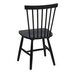 2 krēslu komplekts Riano, melns цена и информация | Стулья для кухни и столовой | 220.lv