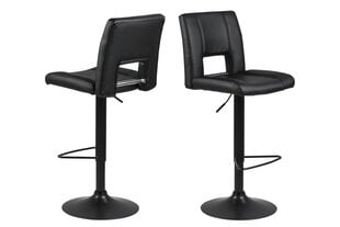 Комплект из 2-х стульев Sylvia, черные цена и информация | Стулья для кухни и столовой | 220.lv