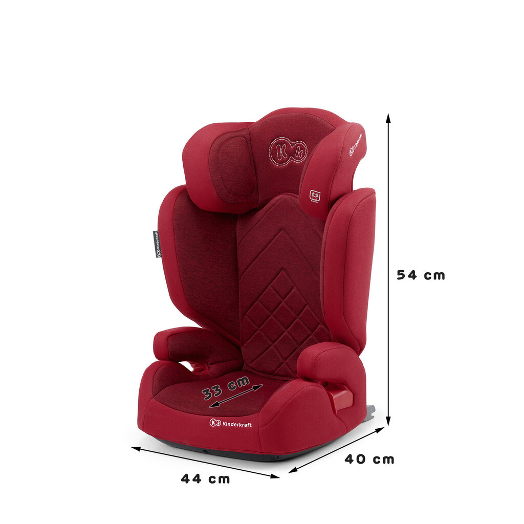 Autosēdeklītis KinderKraft Xpand, 15-36 kg, red цена и информация | Autokrēsliņi | 220.lv
