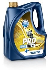 Масло для 4-х тактных двигателей Neste Pro Bike 10W-40, 4Л цена и информация | Мото масла | 220.lv
