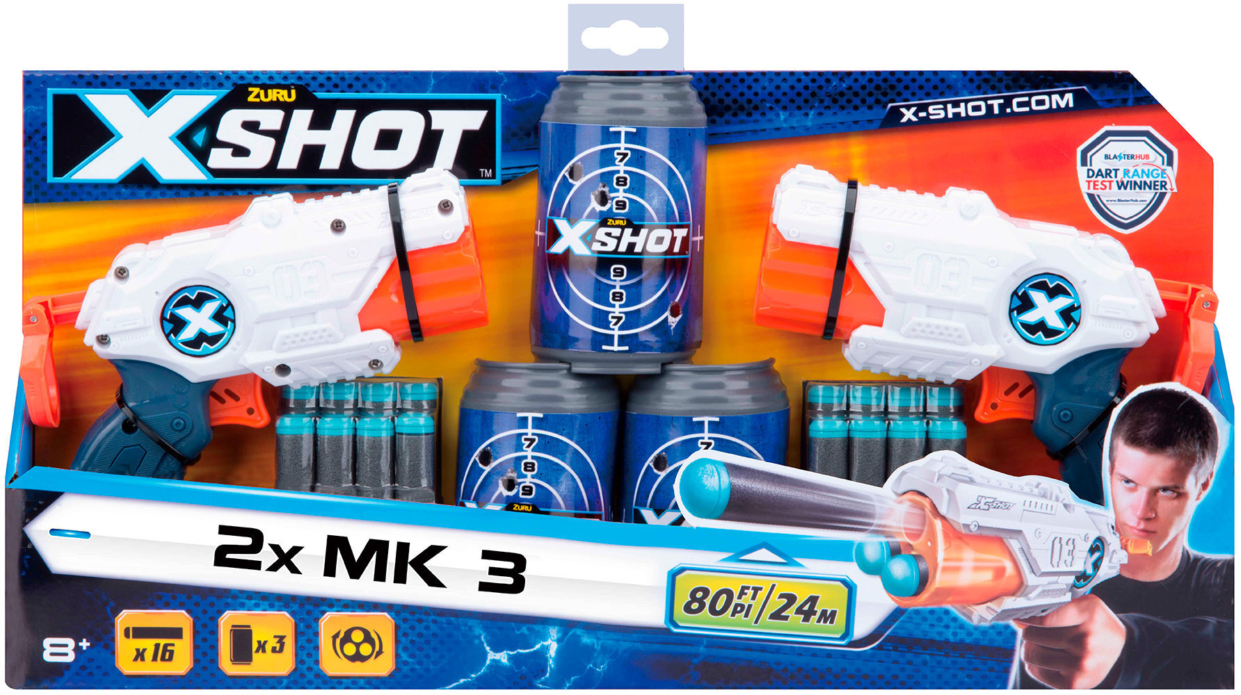 Rotaļu šauteņu komplekts Xshot Reflex, 36225 цена и информация | Rotaļlietas zēniem | 220.lv