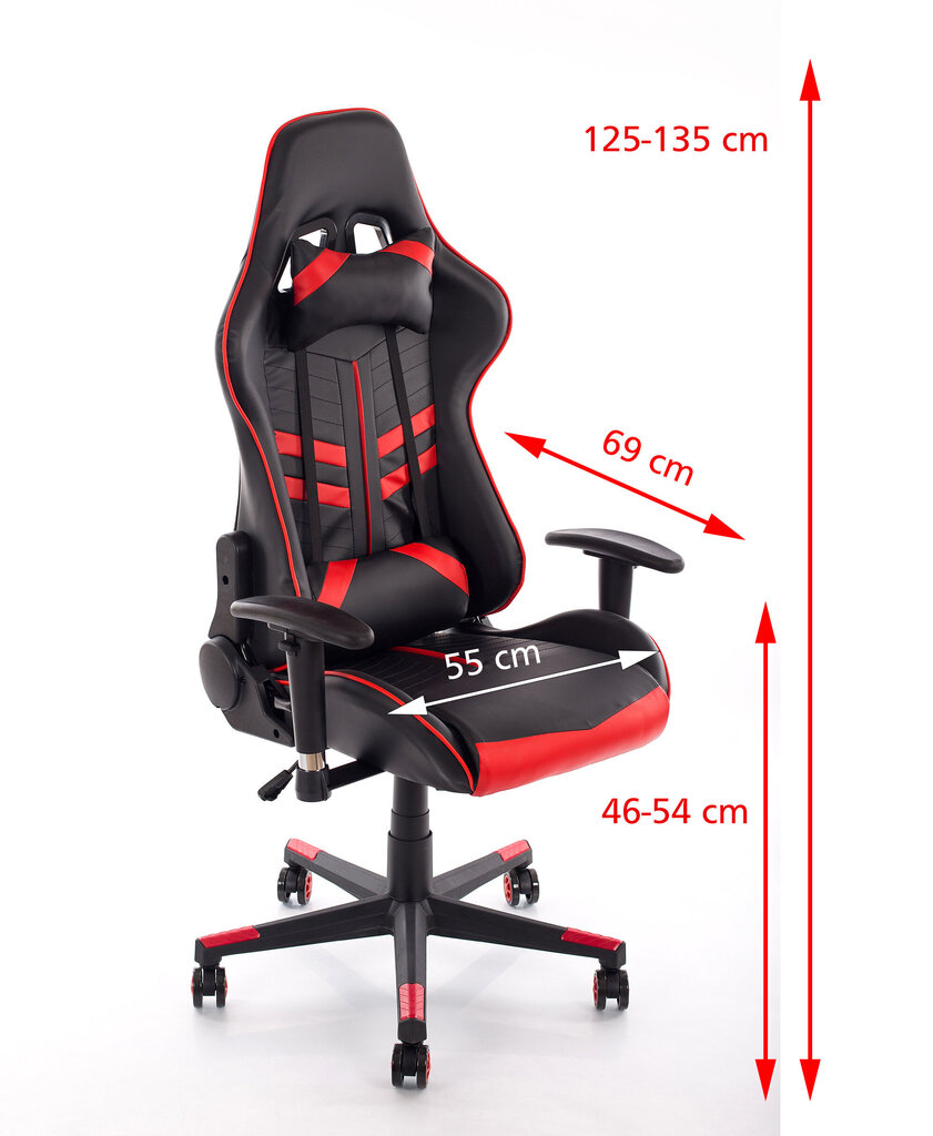 Spēļu krēsls 9206, zils/melns cena un informācija | Biroja krēsli | 220.lv