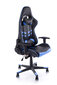 Spēļu krēsls 9206, zils/melns цена и информация | Biroja krēsli | 220.lv