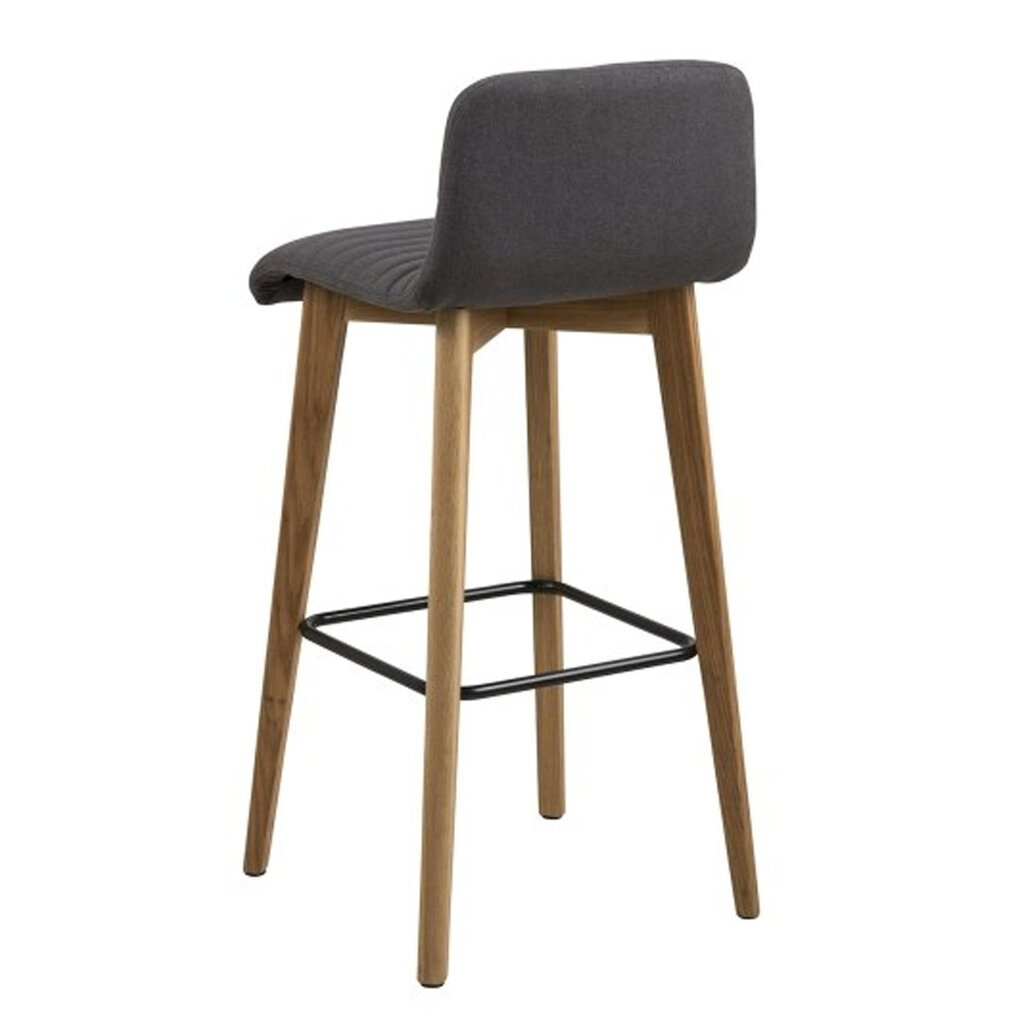 2 bāra krēslu komplekts Arosa, pelēka/ozola krāsa cena un informācija | Virtuves un ēdamistabas krēsli | 220.lv