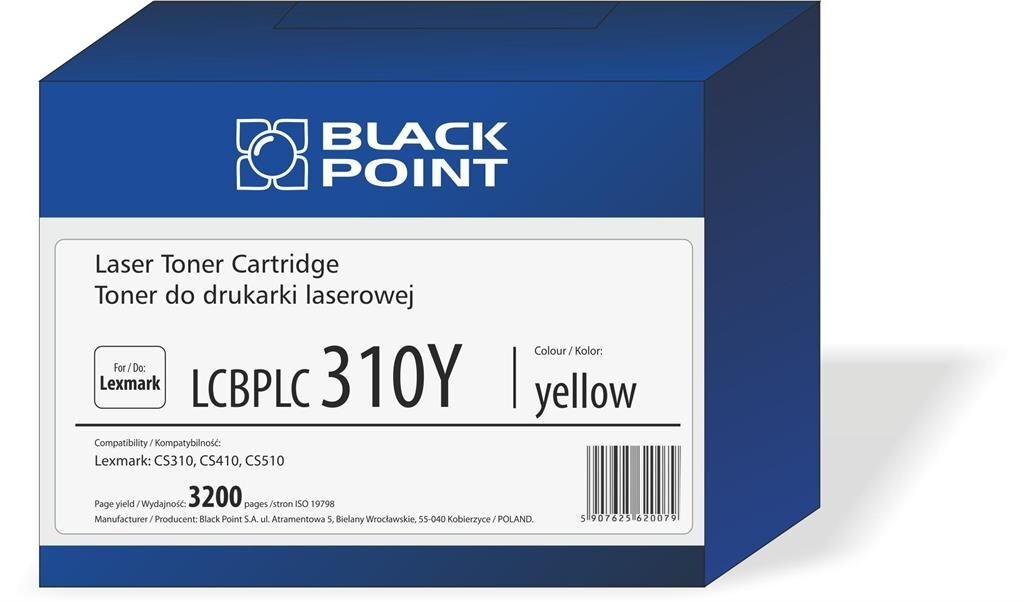 BLACKPOINT LCBPLCS310Y цена и информация | Kārtridži lāzerprinteriem | 220.lv
