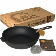 Čuguna panna, 28 cm, piemērota Kamado цена и информация | Cковородки | 220.lv