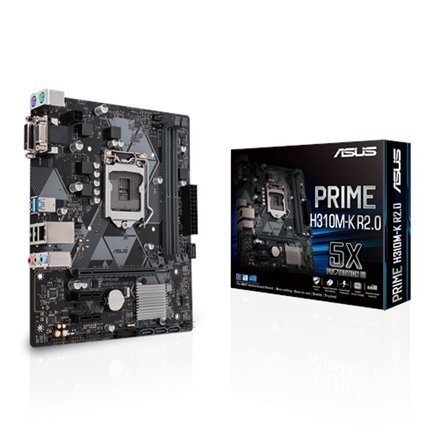 ASUS Prime H310M-K R2.0 Intel H310 Micro ATX DDR4 Motherboard (LGA1151, USB 3.1) 90MB0Z30-M0EAY0 цена и информация | Mātesplates | 220.lv