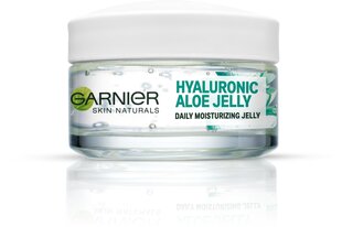 Mitrinošs gela sejas krēms Garnier Skin Natural Hyaluronic Aloe Jelly 50 ml cena un informācija | Sejas krēmi | 220.lv