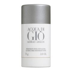 Giorgio Armani Acqua di Gio deo zīmulis vīriešiem 75 ml цена и информация | Парфюмированная мужская косметика | 220.lv