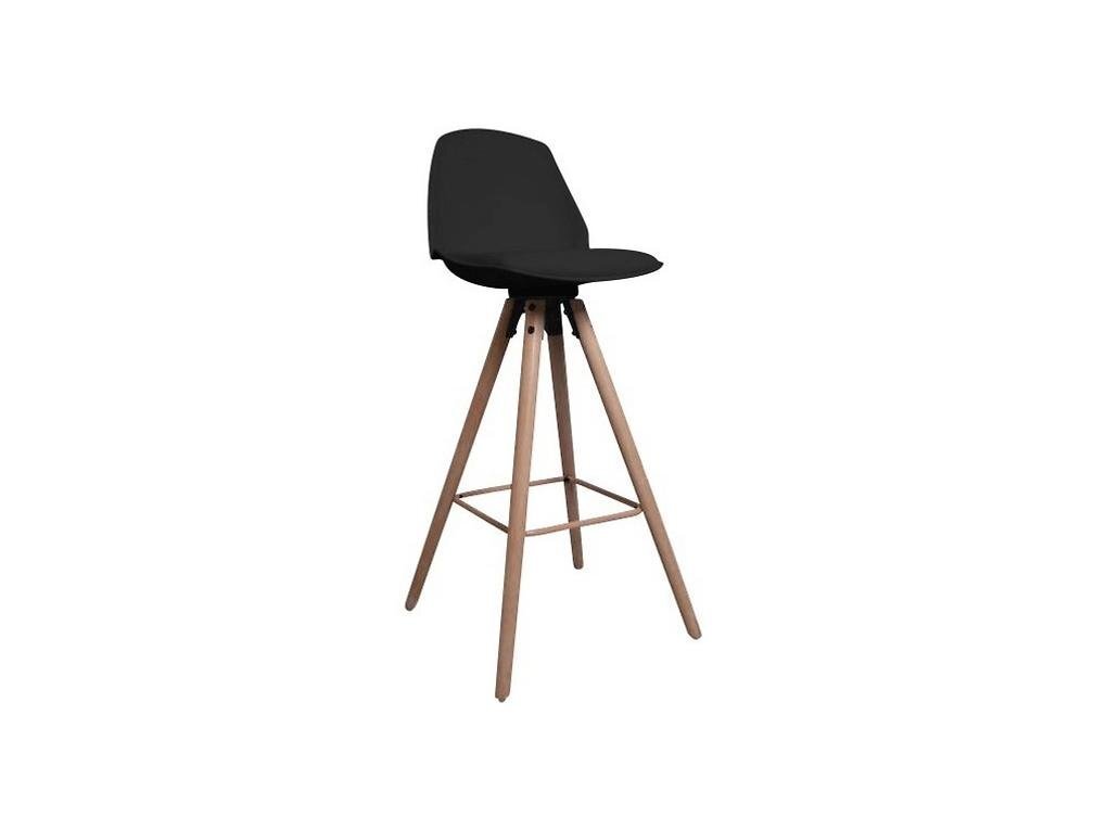 Bāra krēsls Oslo M, melns/ozola krāsas cena un informācija | Virtuves un ēdamistabas krēsli | 220.lv