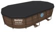 Baseina pārsegs Bestway Power Steel Oval baseinam, 427x250x100 cm цена и информация | Baseinu piederumi | 220.lv