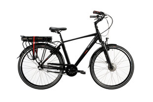 Elektriskais velosipēds Devron 28125-530 YS728 28'', melns cena un informācija | Elektrovelosipēdi | 220.lv