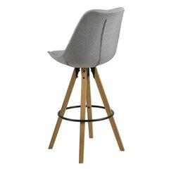 Комплект из 2-х барных стульев Dima, серого/цвета дуба цена и информация | Стулья для кухни и столовой | 220.lv