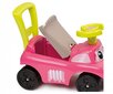 Stumjamā mašīna - stumējs bērniem Smoby Auto Pink Ride-on, 10+ mēn. цена и информация | Rotaļlietas zīdaiņiem | 220.lv