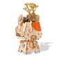 3D koka puzle - puķu pods „Kucēns“, Colorino Hobby cena un informācija | Attīstošās rotaļlietas | 220.lv