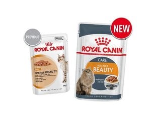 "Royal Canin Hair & Skin Care in sauce" влажный корм для взрослых кошек, здоровая кожа, красивая шерсть, саше 85г цена и информация | Консервы для котов | 220.lv