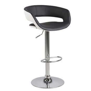 Комплект из 2-х барных-полубарных стульев Grace, черный/белый цена и информация | Стулья для кухни и столовой | 220.lv