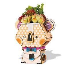 Деревянный 3D пазл - вазон для цветов «Коала» Colorino Hobby цена и информация | Развивающие игрушки | 220.lv