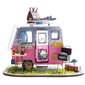 Miniatūra māja uz riteņiem "Happy Camper" ar LED apgaismojumu, Colorino Hobby cena un informācija | Attīstošās rotaļlietas | 220.lv