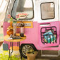 Miniatūra māja uz riteņiem "Happy Camper" ar LED apgaismojumu, Colorino Hobby cena un informācija | Attīstošās rotaļlietas | 220.lv