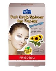 Acu maska tumšo loku samazināšanai Purederm Dark Circle Reducer Eye Patches Sun Flower Seed Oil 6 gab. cena un informācija | Sejas maskas, acu maskas | 220.lv