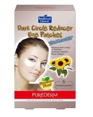 Маска для уменьшения темных кругов вокруг глаз Purederm Dark Circle Reducer Eye Patches Sun Flower Seed Oil 6 шт. цена и информация | Маски для лица, патчи для глаз | 220.lv