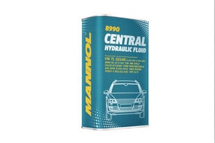 Гидравлическая жидкость гидроусилителя руля Mannol Central Hydraulic Fluid CHF, 1 л цена и информация | Масла для других деталей автомобиля | 220.lv