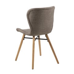 Комплект из 2-х стульев Batilda A1, коричневый/цвет дуба цена и информация | Стулья для кухни и столовой | 220.lv