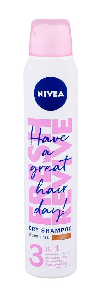 Sausais šampūns gaišiem matiem Nivea Fresh Revive, 200 ml цена и информация | Šampūni | 220.lv