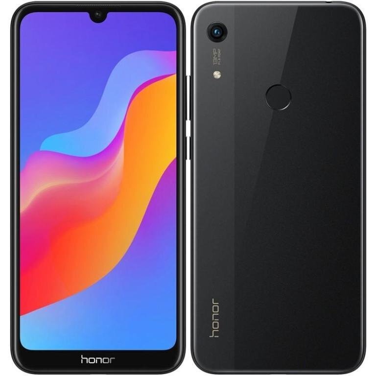 Honor 8A Dual SIM 3/32 GB Black цена и информация | Mobilie telefoni | 220.lv