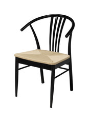 Комплект из 2-х стульев York, черный цена и информация | Стулья для кухни и столовой | 220.lv