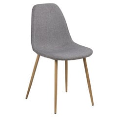 Комплект из 4-х стульев Wilma, светло-серый цена и информация | Стулья для кухни и столовой | 220.lv