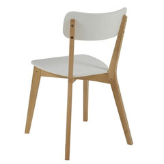 Комплект из 2-х стульев Raven, белый/коричневый цена и информация | Стулья для кухни и столовой | 220.lv