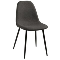 Комплект из 4-х стульев Wilma, темно-серый цена и информация | Стулья для кухни и столовой | 220.lv